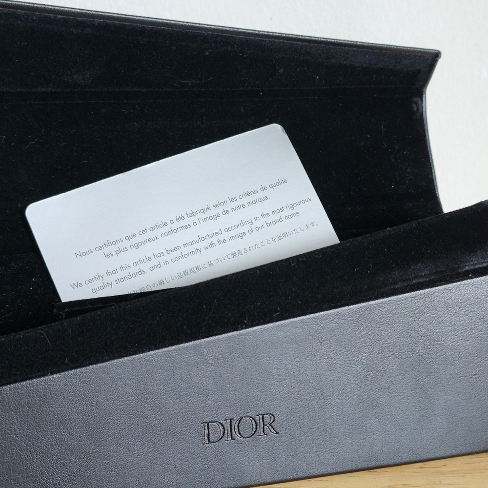 Dior Asymmetrical Triangle Glasses Case